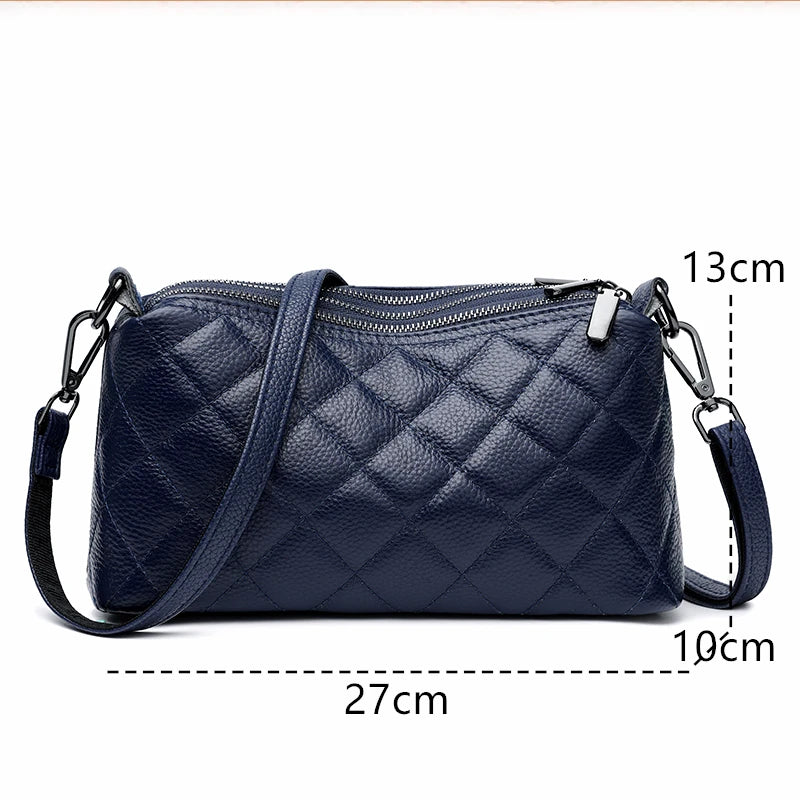 Genuine Leather Tote Luxury Soft Shoulder Crossbody Bag