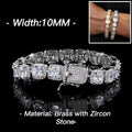 Luxury Bubble Clustered Hip Hop Iced Out Tennis Bracelet