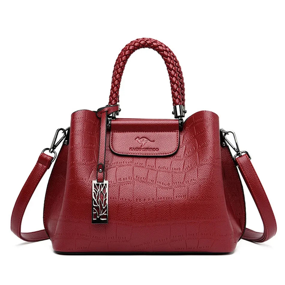 Luxury Handbags Stone Pattern Design Crossbody Bag