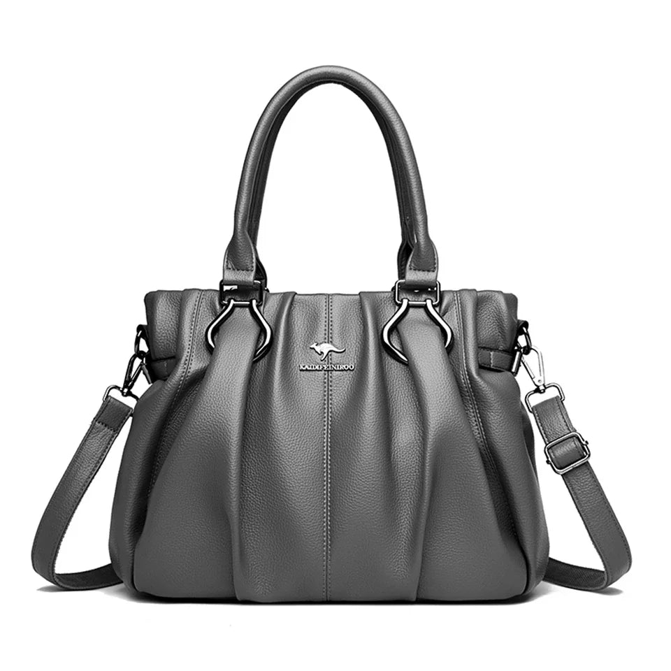 Genuine Casual Tote Bag Luxury Handbags Designer Purse High Quality Soft Leather