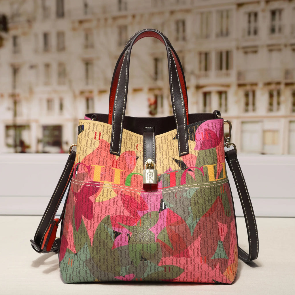 Women Crossbody Bag Fashion Print Design Multi-function Shoulder Bag Luxury Tote