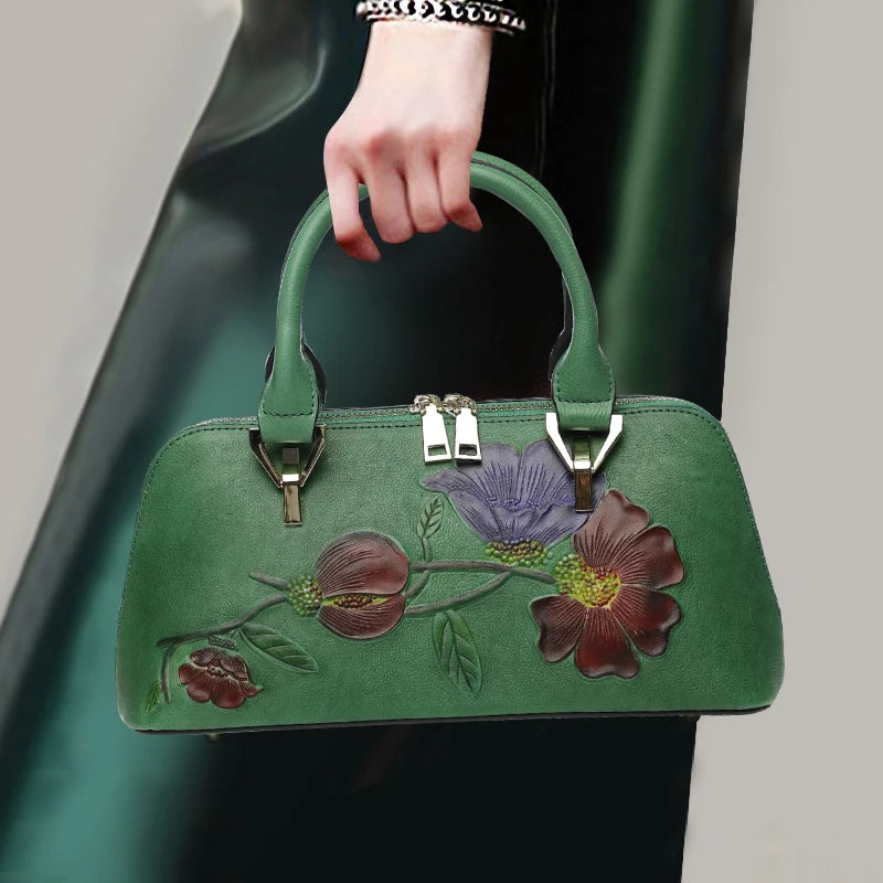 Genuine Leather Bag for Women Fashionable Small Handbag