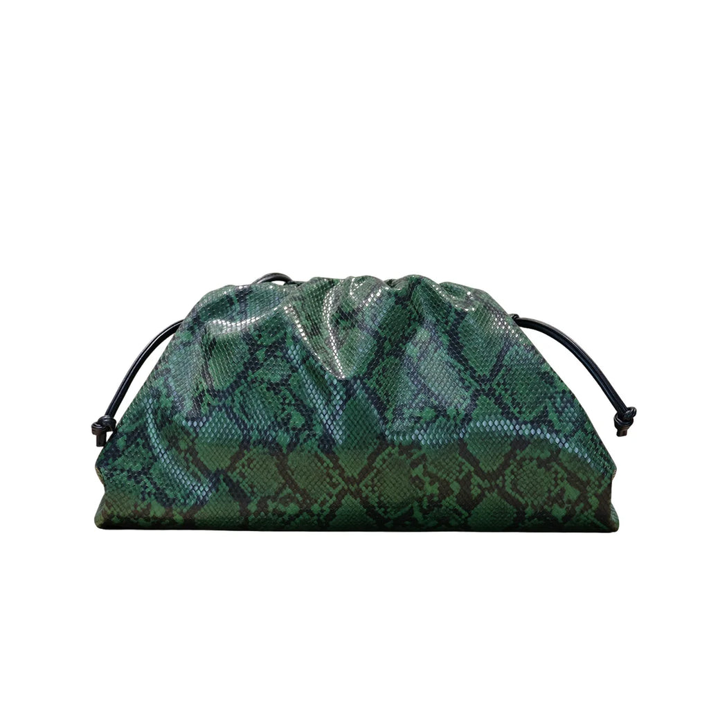 Serpentine Dumpling Bags for Women Luxury Pouch Handbag