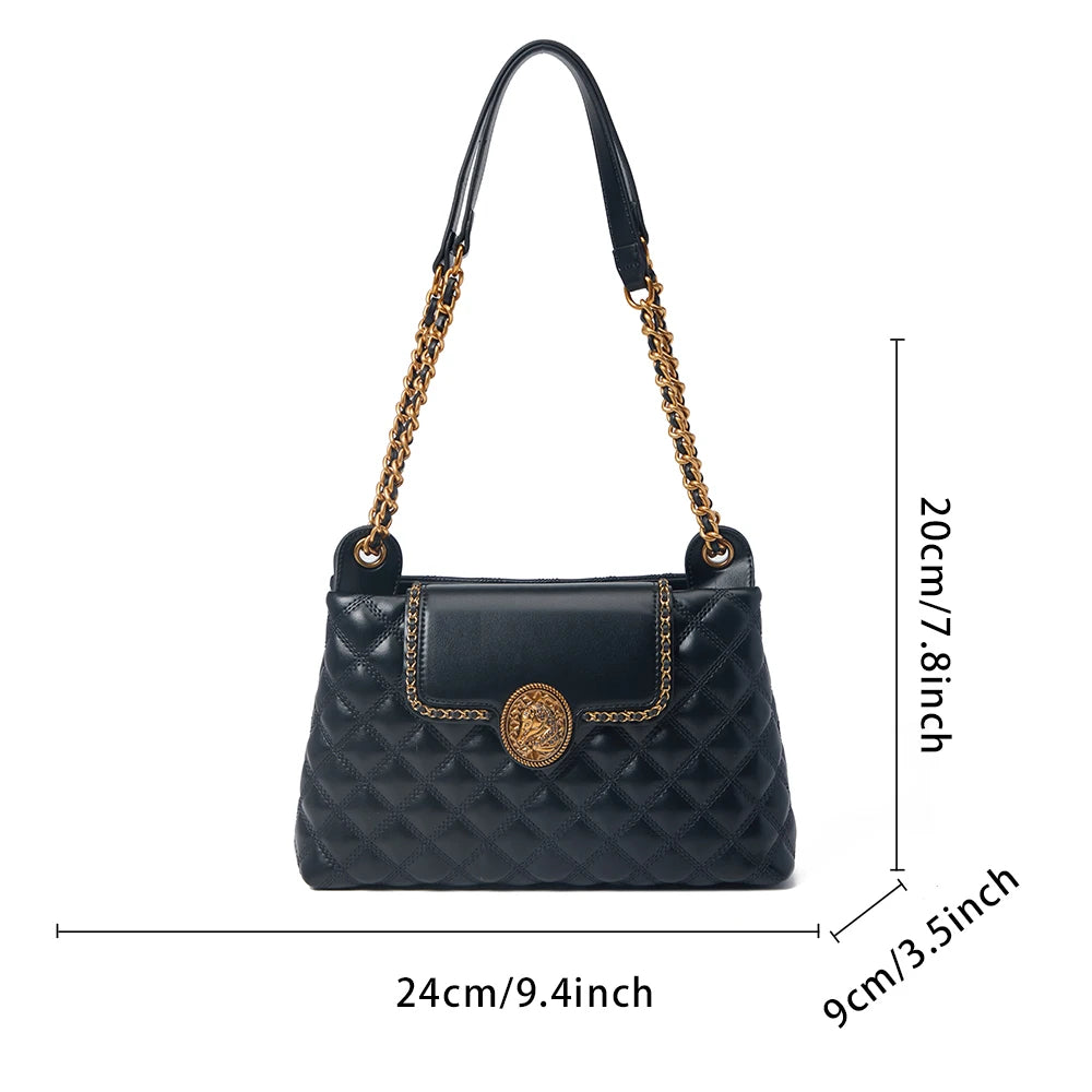 Niche design fashionable and versatile chain crossbody bag