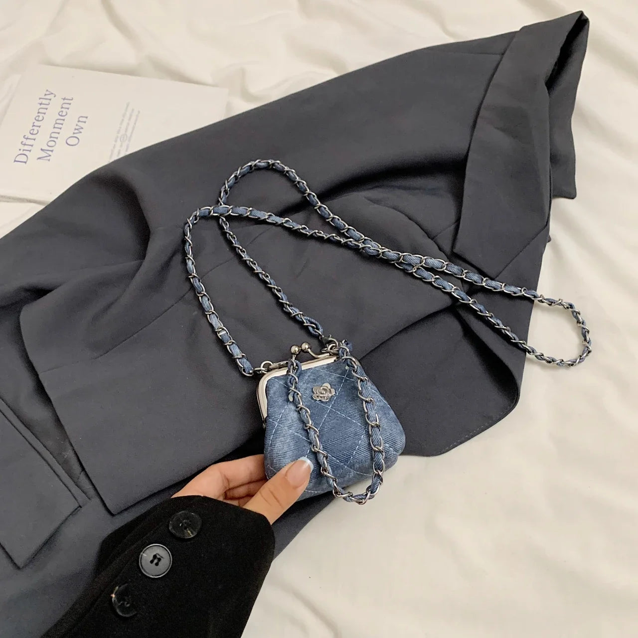 Super Mini Crossbody Bag Luxury Design Coin Purse