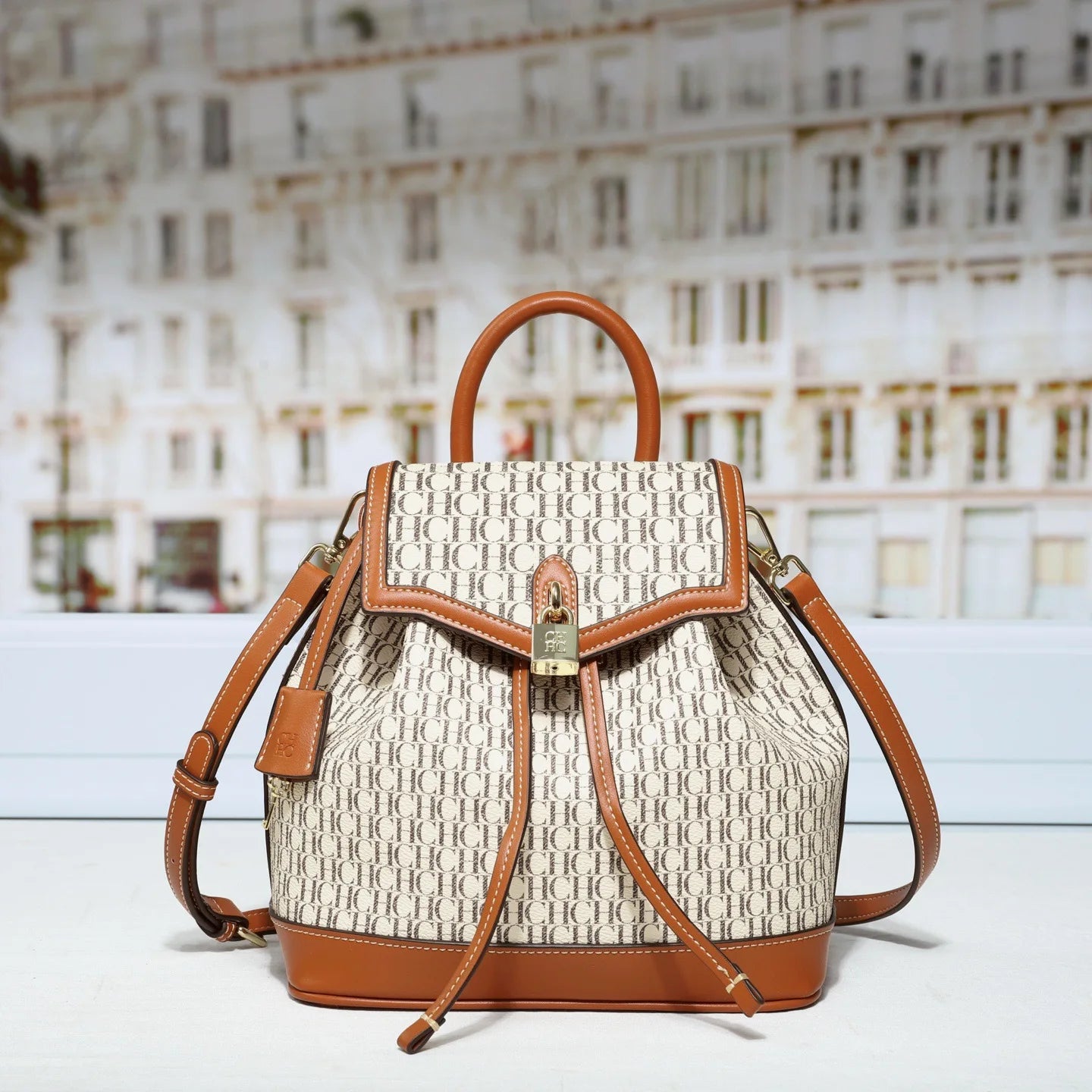 Women's Backpacks Luxury Minimalist Design with Trendy Letters