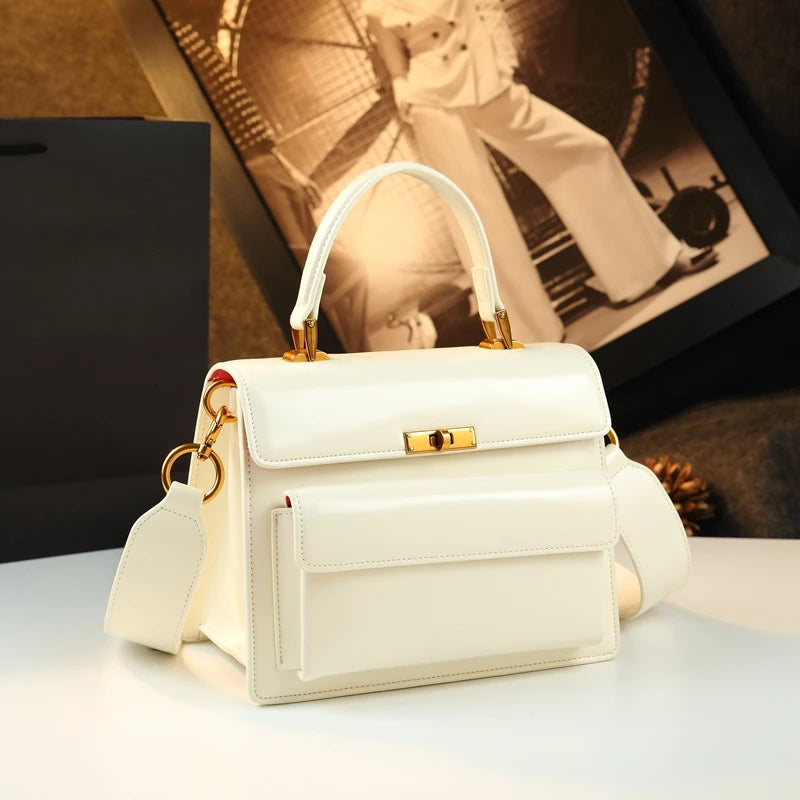 Genuine Leather Women Single-shoulder Crossbody Bag