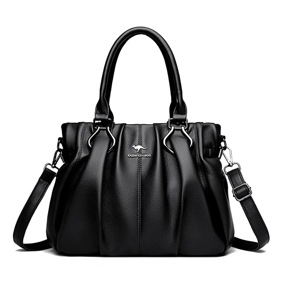 Genuine Casual Tote Bag Luxury Handbags Designer Purse High Quality Soft Leather