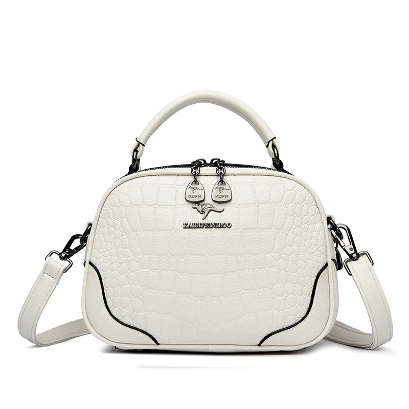 Luxury Brand Shoulder Bag Casual Large Capacity Soft Leather Sac