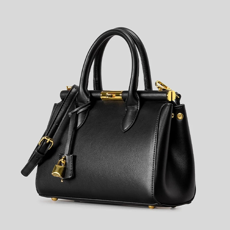 Luxury Leather Handbag Large-capacity Elegant Shoulder Bag