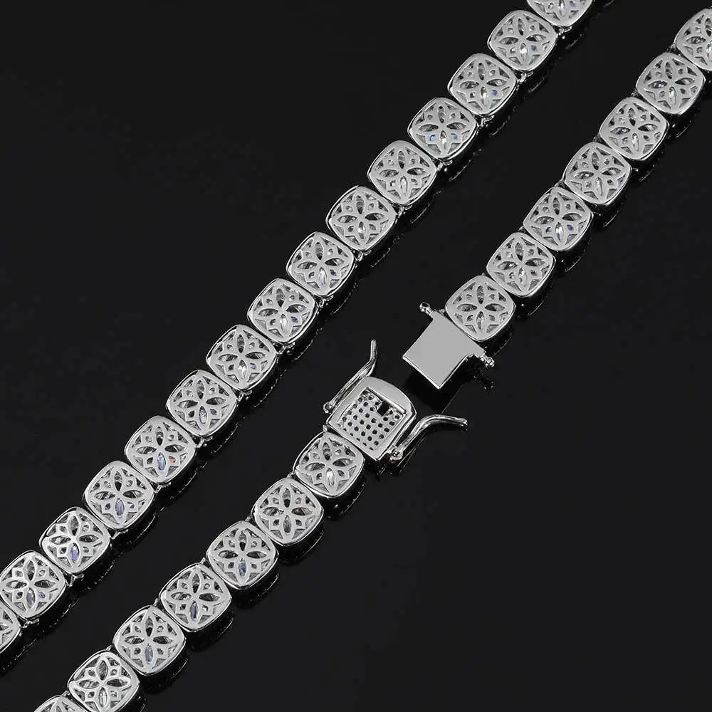 Luxury Bubble Clustered Hip Hop Iced Out Tennis Bracelet