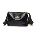 3 Layers Women Handbag Luxury Designer Patent Leather Shoulder Messenger Bag