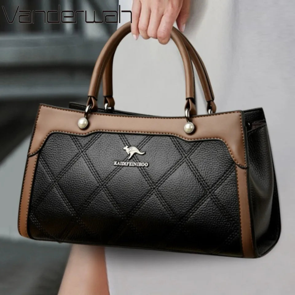 Top Quality Leather Hand Shoulder Bag for Women Luxury Handbag