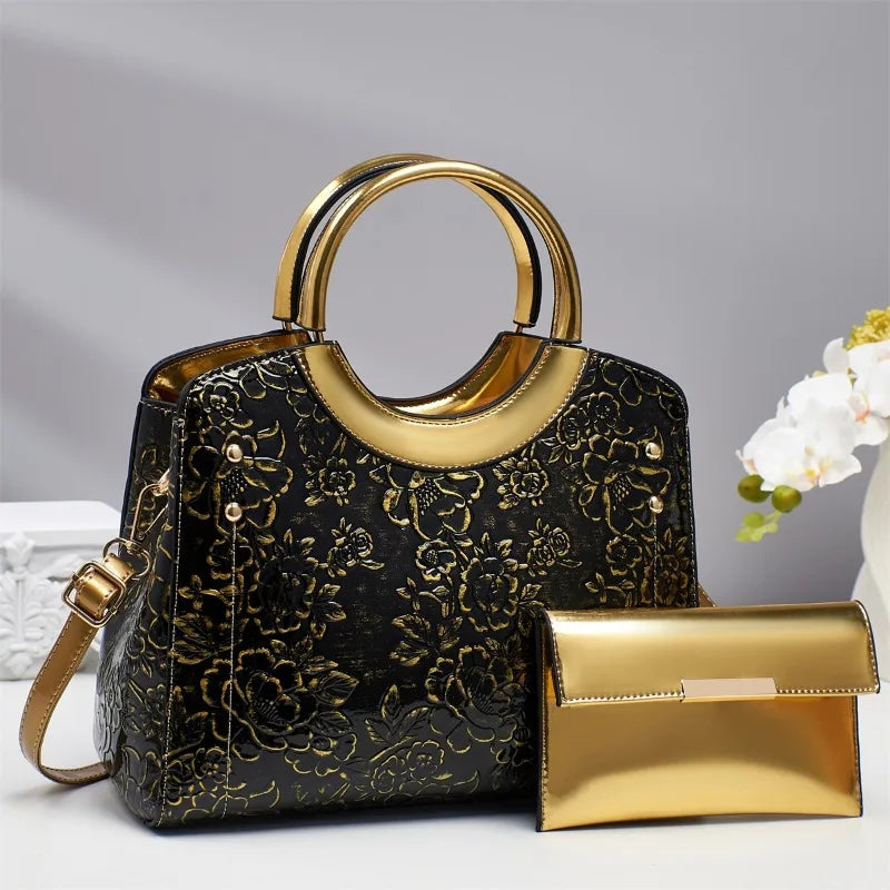 Casual Tote Bag Luxury Leather Handbags Purse Messenger Bag