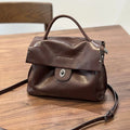 Handmade Retro Genuine Leather Bag Versatile Soft Cowhide