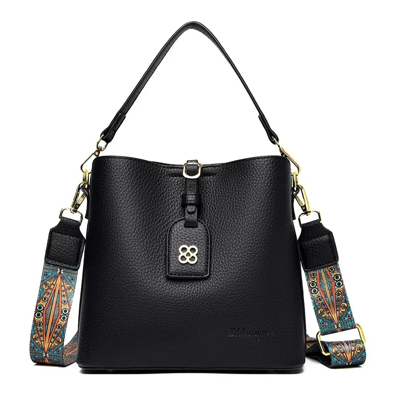 Luxury Designer High Quality Leather Women's Handbag Purses Multifunctional Sac