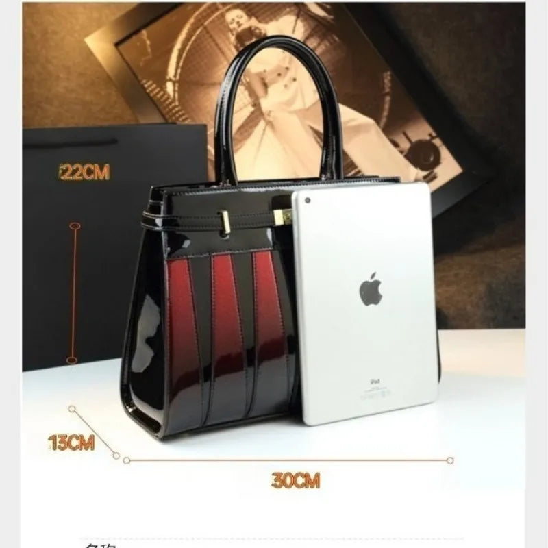 Fashionable color-block high-end single shoulder crossbody bag