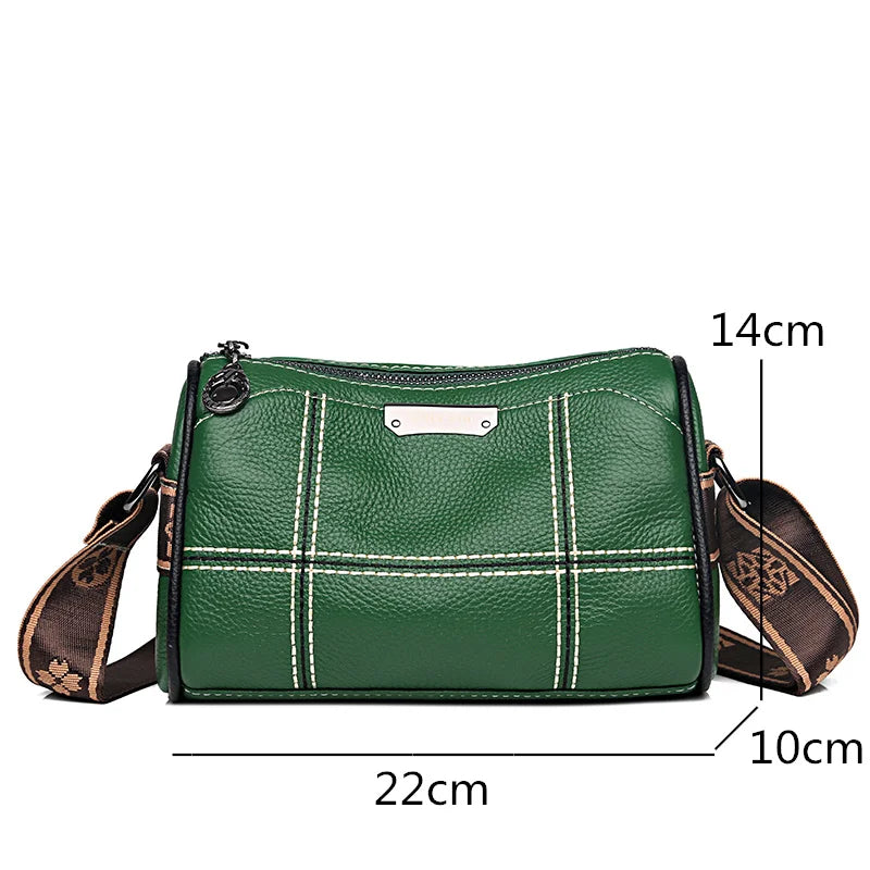 Genuine Leather Handbags Luxury Design Crossbody Bag