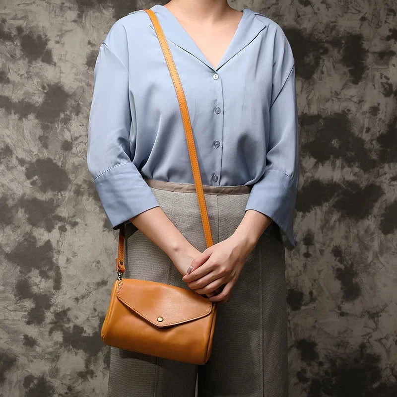 High Quality Genuine Leather Women Crossbody Bag