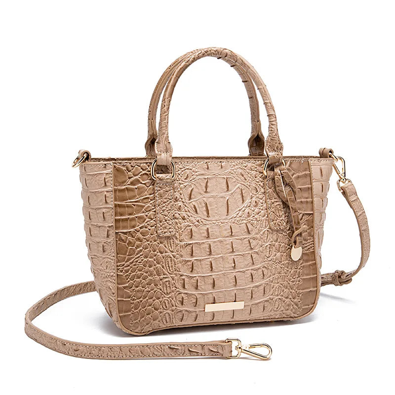 Crocodile Pattern Crossbody Bag Fashion Design Luxury Bag
