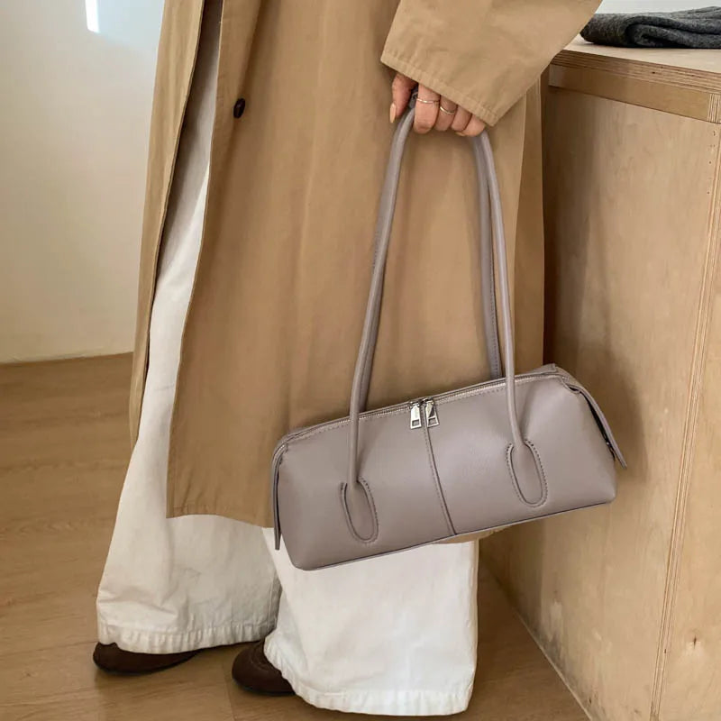 Retro Underarm Shoulder Bags PU Leather Satchel