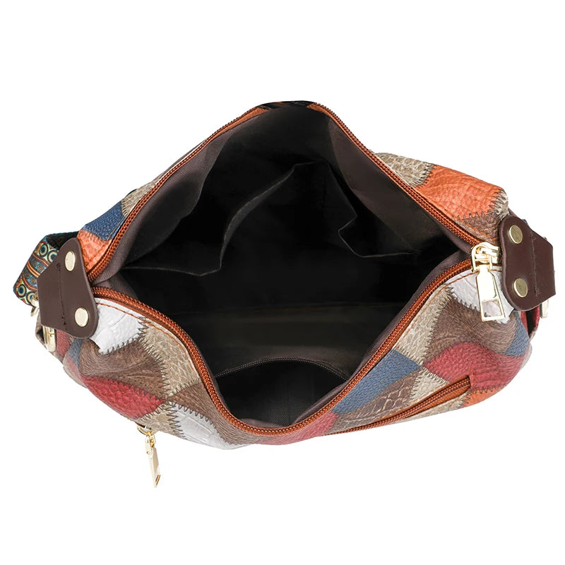 Women Bag Soft PU Leather Purse Quality Shoulder Messenger Bag Large Capacity