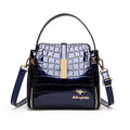 Fashion Handbag High Quality Crocodile Pattern Patent Leather