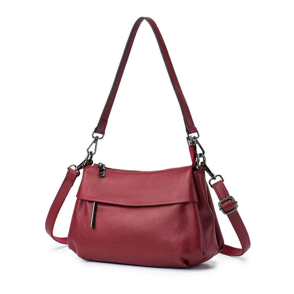 High Quality Real Leather Handbag Shoulder Bags Casual Messenger Crossbody Bag