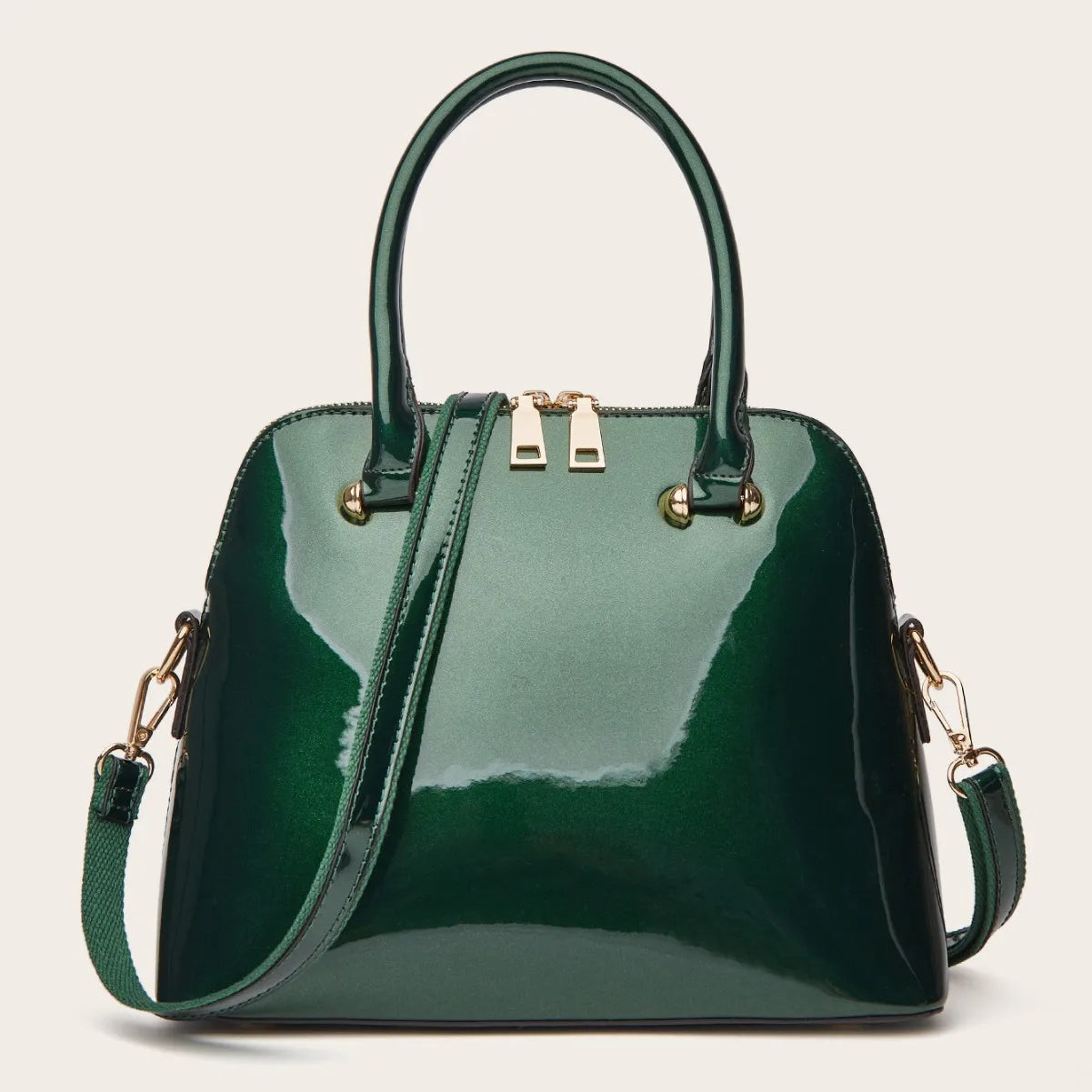 Patent Leather Fashion Shoulder Bag Luxury Design Crossbody Large Capacity Tote