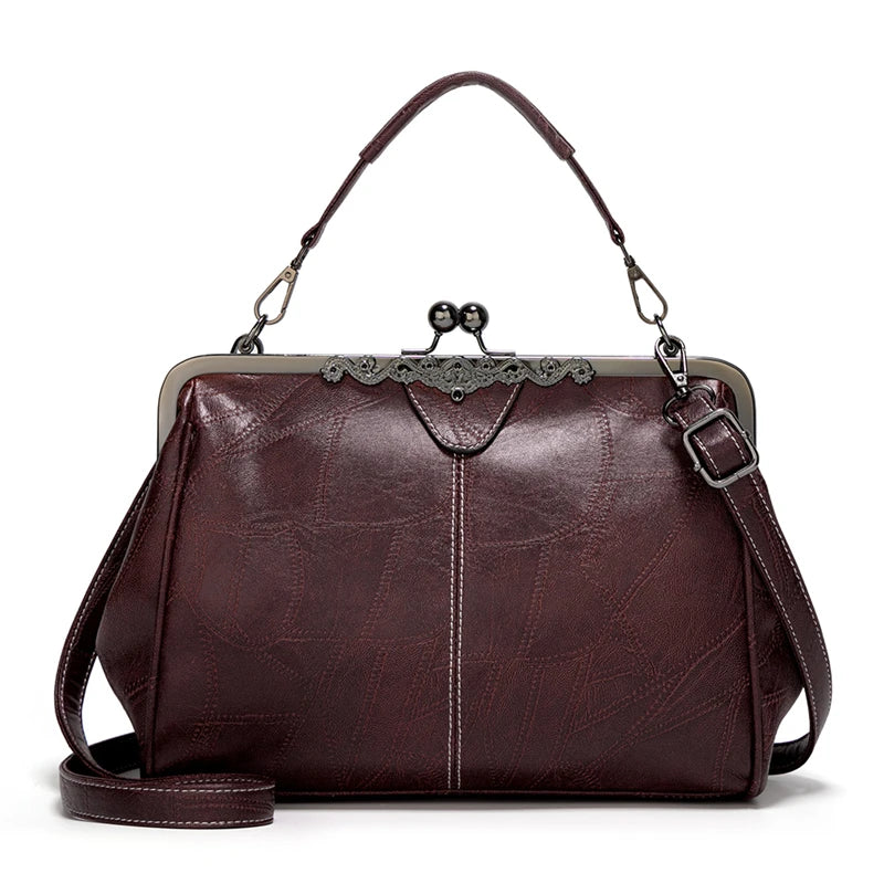 Shoulder Bag Women Retro Frame Purse Crossbody Bag