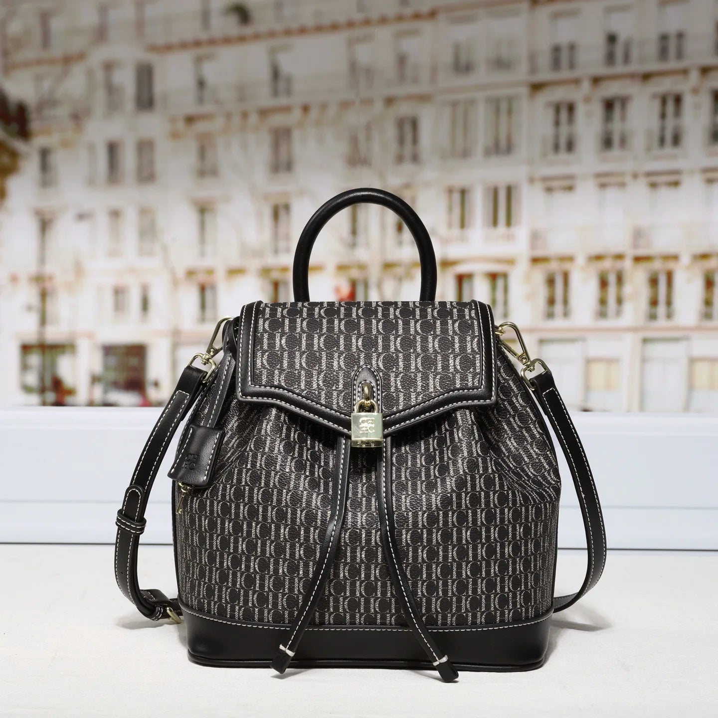 Women's Backpacks Luxury Minimalist Design with Trendy Letters