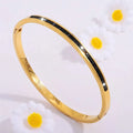 5/1pcs Sparkling Zirconia Inlaid Stainless Steel Bracelet
