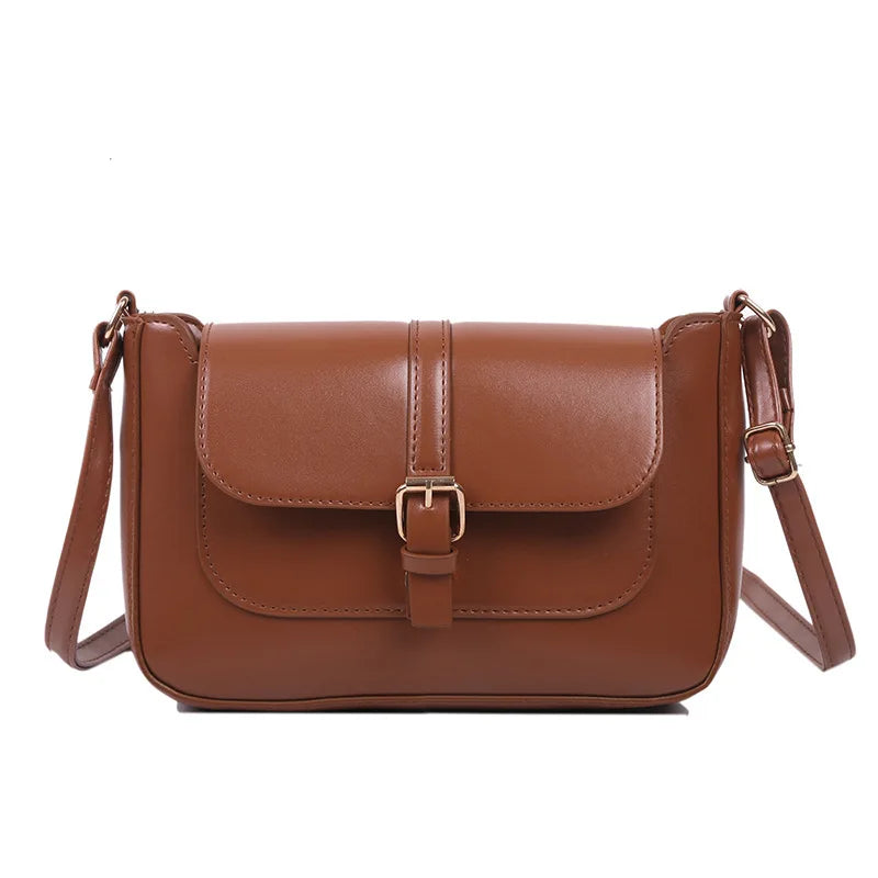 Vintage Shoulder Crossbody Bags PU Leather Trendy Fashion Handbags Retro Bag