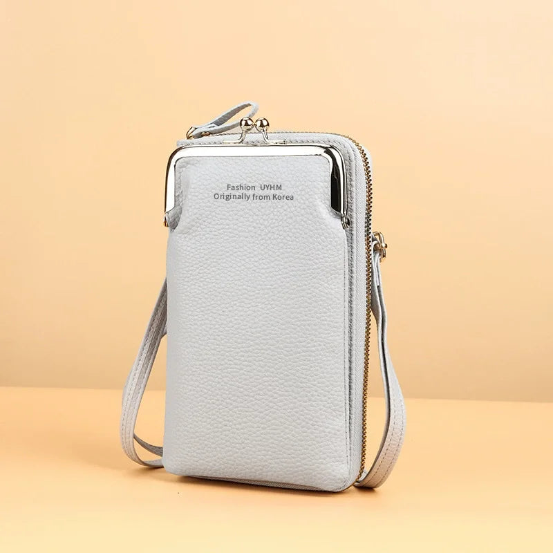 Fashion Small Crossbody Phone Pouch Bags Mini Leather Wallet