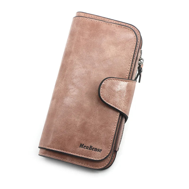 Fashion Wallet Woman Long Clutch PU Leather Large Capacity Card Holder Purse