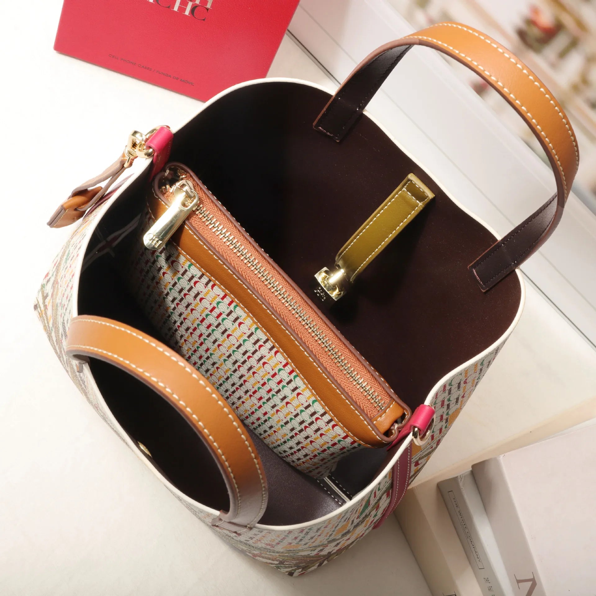 Women Crossbody Bag Fashion Print Design Multi-function Shoulder Bag Luxury Tote