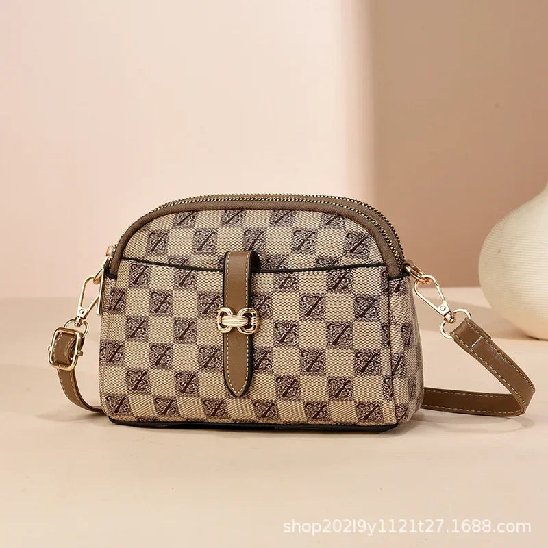 Small Round Crossbody Bag Styled With Single Shoulder Sling Bag Small Satchel Bag