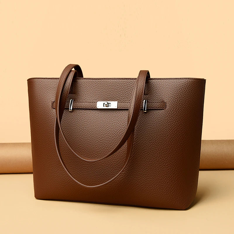 Elegant Leather Shoulder Bag Women Crossbody Messenger Handbags Timeless Design