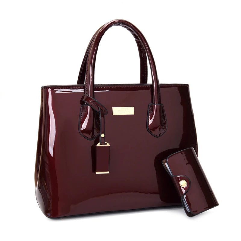 High Quality Patent Leather Women's Bag Fashion
