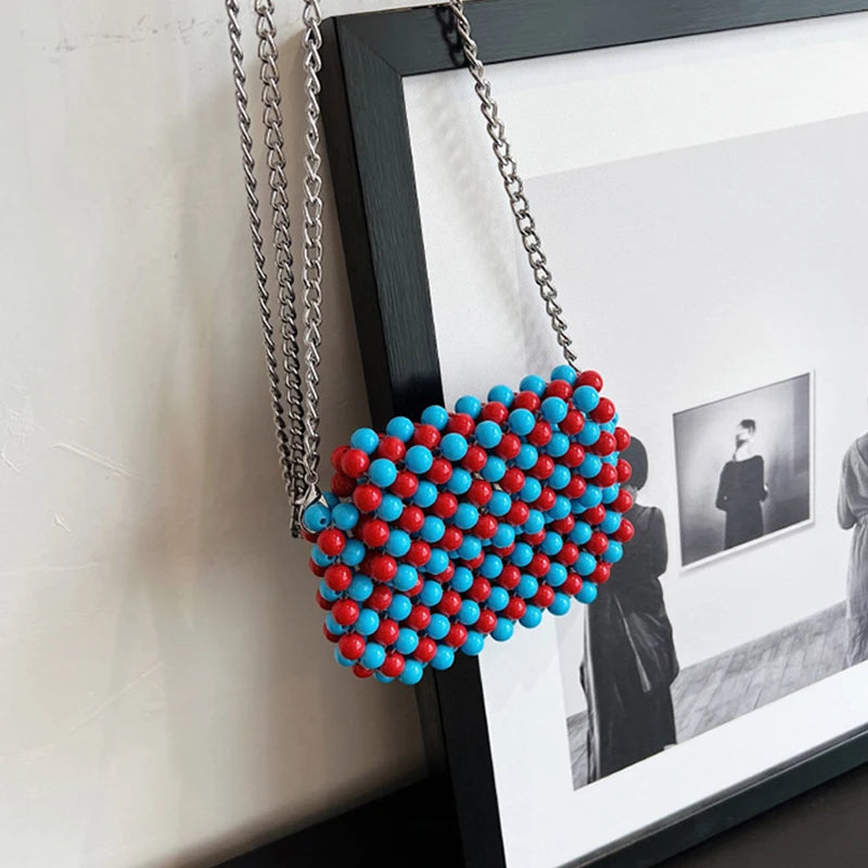 Acrylic Handwoven Beaded Mini Women's Bag Fashion