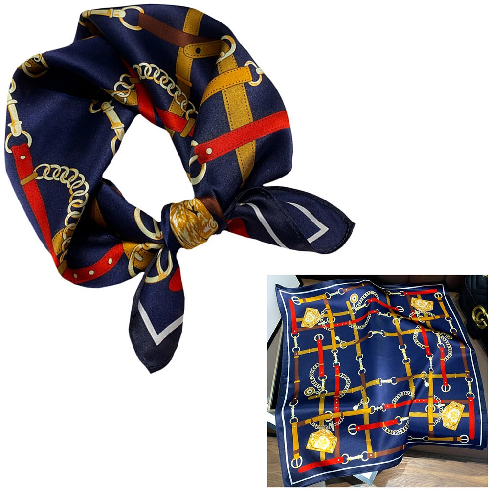 Women 100% Mulberry Real Silk Scarf 53cm