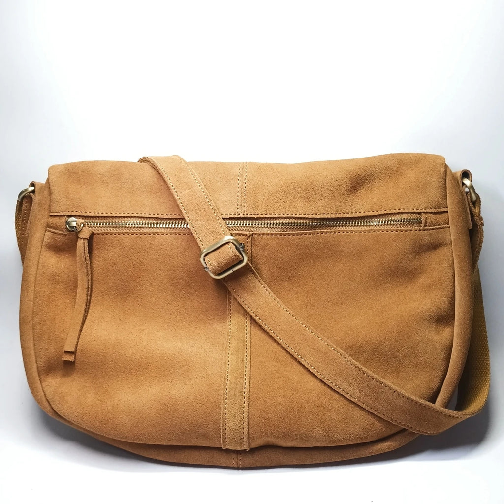 Fashionable Genuine Leather Slouchy Shoulder Bag