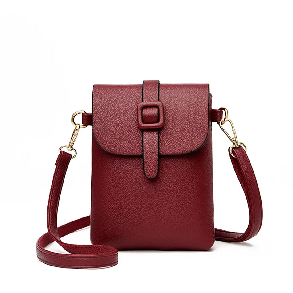 Small Flap Shoulder Crossbody Bag Luxury Design Phone Sac
