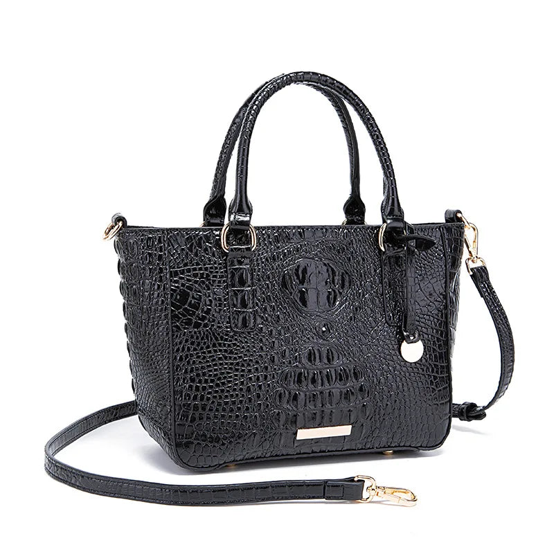 Crocodile Pattern Crossbody Bag Fashion Design Luxury Bag