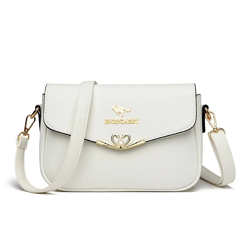Fashionable Shoulder Bag Trendy PU Material Small Square Crossbody Bag