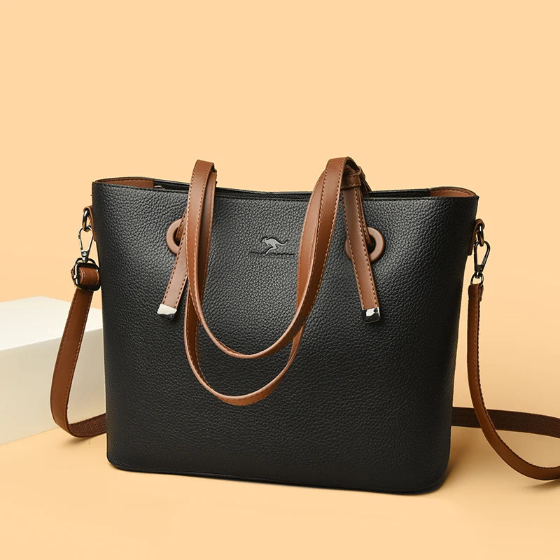 Women Soft Leather Handbags Luxury Shoulder Crossbody Bag