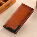 Genuine Leather Wallet Long Card Holder Organizer Wallet