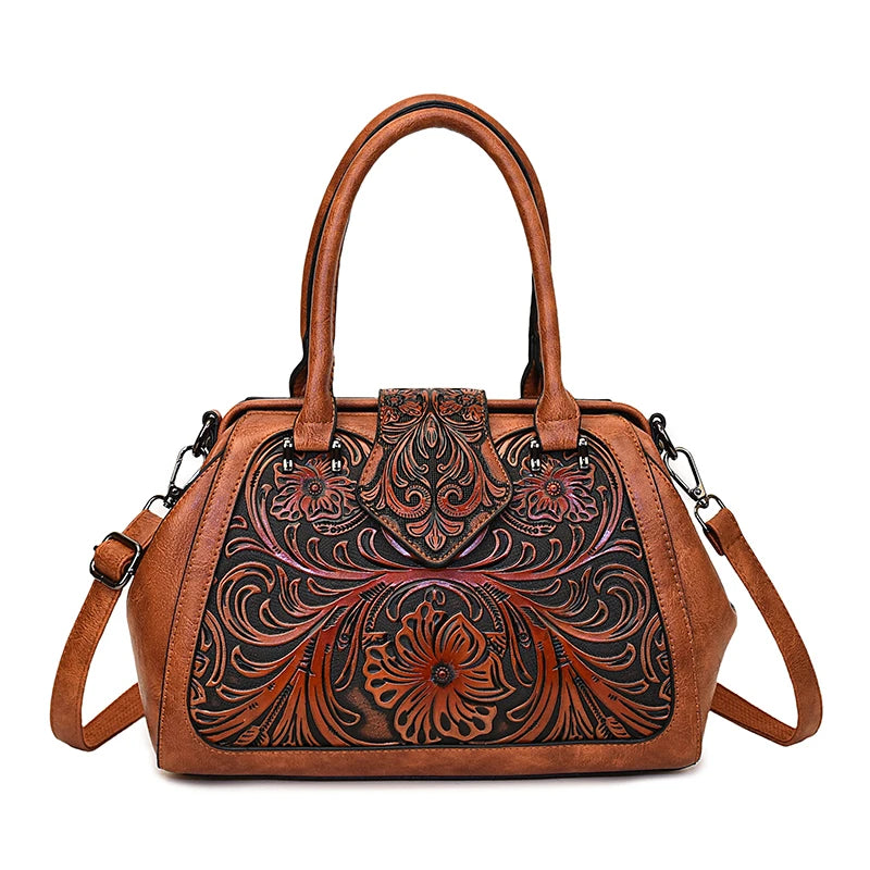 High Quality Retro Handbag Women Shoulder Bag Luxurious Design