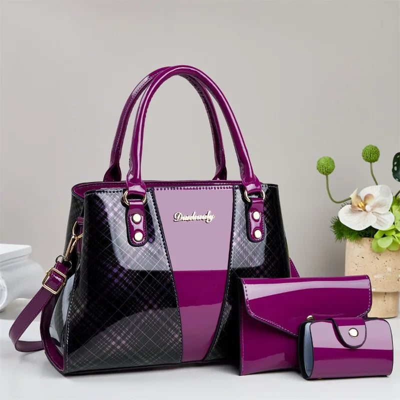 3Piece Set Women's Bag Trendy Fashion Niche