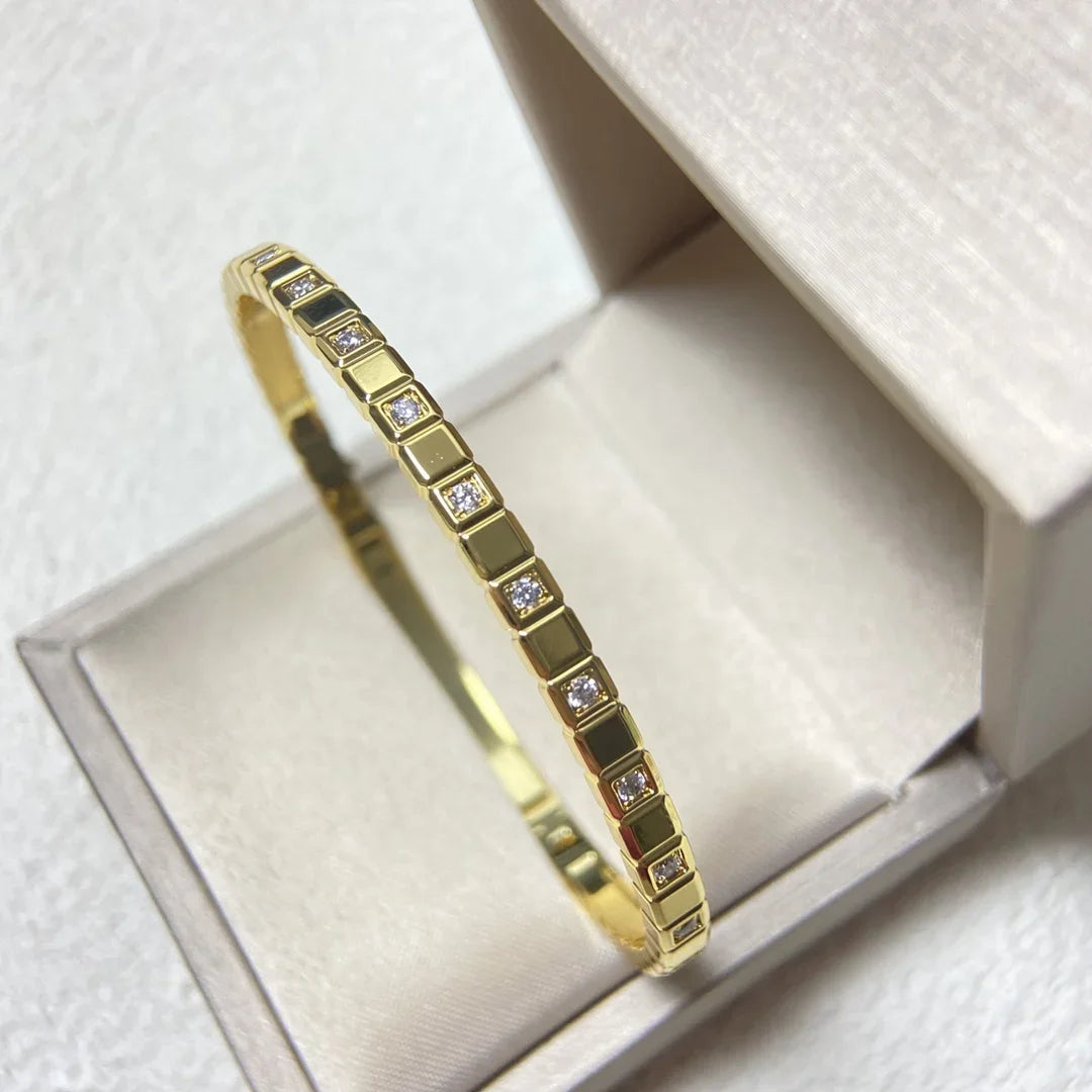High Quality Pave AAA Zircon Bangle Bracelet Jewelry